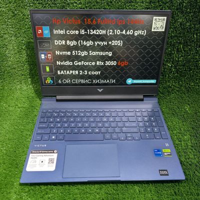 Оптом ва донага hp victus i5 13420h 8gb 512gb rtx 3050 6gb
