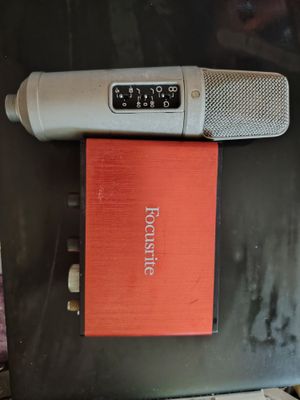 Rode nt-2 A and Focusrite solo nd 2 gen