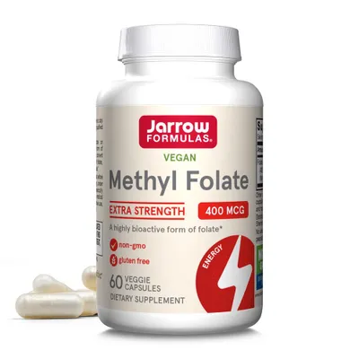 Jarrow Formulas, Methyl Folate,Extra Strength 60 Veggie Cap