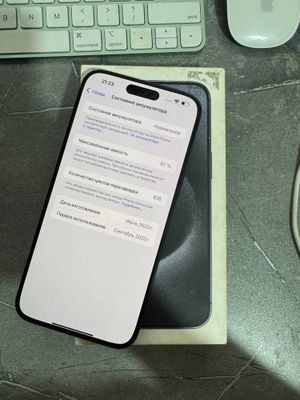 Iphone 15 pro max 256gb ZA/A dual ikkta simkartali