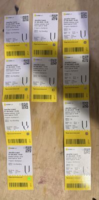 Tickets for Jennifer Lopez 6 VIP STANDING and 4 SEATED tickets