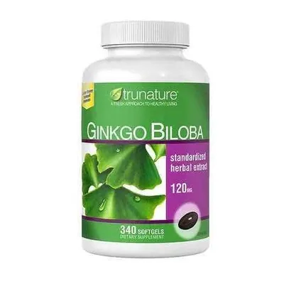 Гинкго Билоба Trunature Ginkgo Biloba 1200mg 340 капсул из Америки