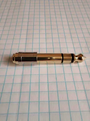 переходник для наушников или микрофона 3.5 мм на 6.3 мм Американский