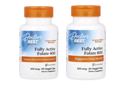 Doctor's Best Fully Active Folate фолат 800 и 400 мкг Doctors Best