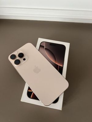 Iphone 16 pro Max 256. Desert Емкость. 100% цикл 168