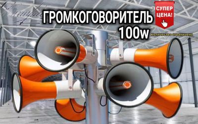 Громко гороритель Рупор 100 W