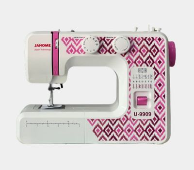 JANOME U-9909 (NEW) — 14 операций, петля-полуавтомат, для точного и аккуратного шитья