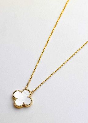 Золотая цепочка в стиле Van Cleef & Arpels 750 пробы