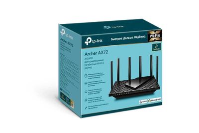 Wi-Fi роутер TP-Link	Archer AX72 AX5400 Dual-Band Wi-Fi 6