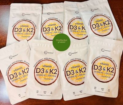 Vitamin D3 k2,10.000 iu+ 200 mcg, витамин д3 к2,, Sifatli Va barakali