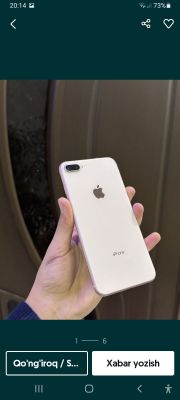 Iphone 8 + 256 gb holati ideal