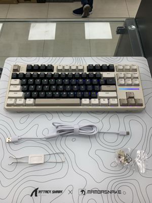 Attack Shark X87 Cheese White