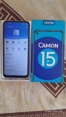 TECNO CAMON 15 AIR Sotiladi holati yaxshi 1 qoʻl ishlagan