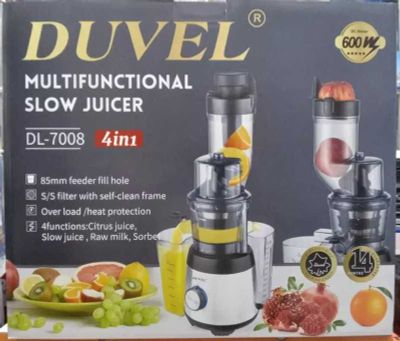 Шнековая соковыжималка Duvel DL-7008, объем кувшина 1литр, доставка.