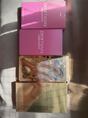Палетки Golden highlighter trio natasha denona