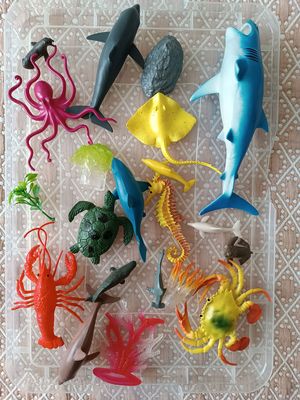 морские животные игрушки dengiz hayvonlari oyinch