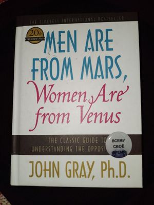 "Men are from Mars,Women are from Venus" John Gray