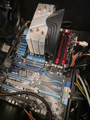 Комплект i7 3770, 16 gb, asus p8z68 deluxe (2хLAN), gammax 300