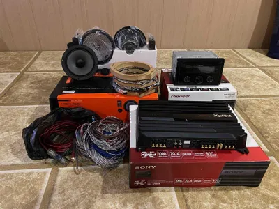 Pioneer fh-s725bt (Original) , Hertz ck 165 , Sony xm-n1004