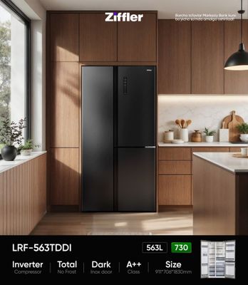 Холодильник Ziffler/LRF-563TDDI/563L