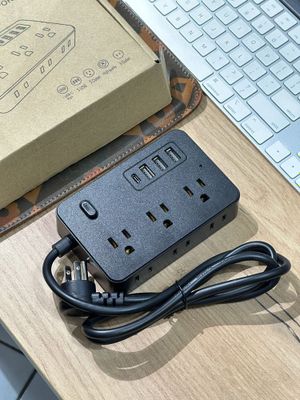 Удлинитель с USB и USB-C портами 10 портов