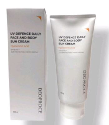 Солнцезащитный крем Face and Body Sun Cream