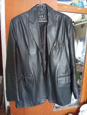 Продам мужской пиджак кожаный