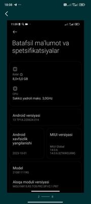 Xiaomi 11t 8+8 128gb