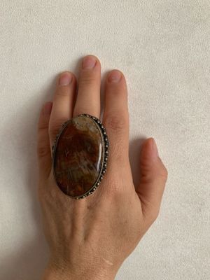 Кольцо натуральный камень