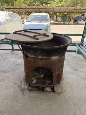 Qozon ochoq 80 litrla