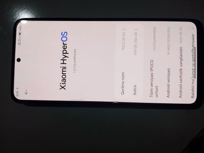 Poco x5 5g. ram 8+8 Xotira 256 holati idial aybi yuq kar dak ful