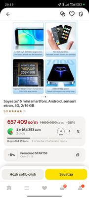 Mini Smartfon