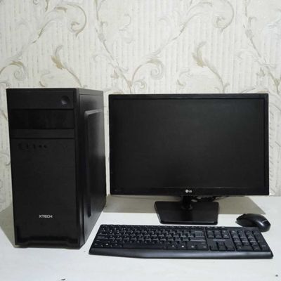 Компьютер игровой 10-го поколения (Core-i3 10100f) + монитор LG 22'