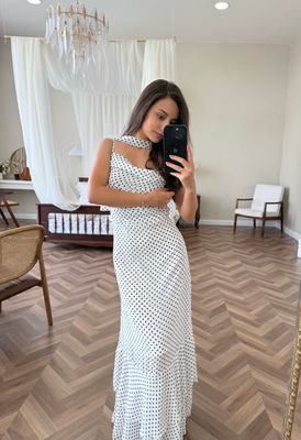 Платье в горошек