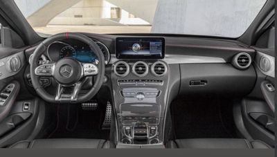 мерсадес w205 рестайл табло манитор