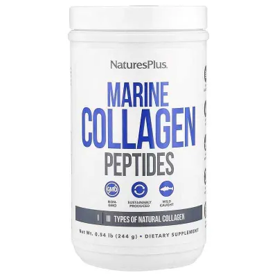 NaturesPlus, пептиды морского коллагена, 244 г (0,53 фунта)