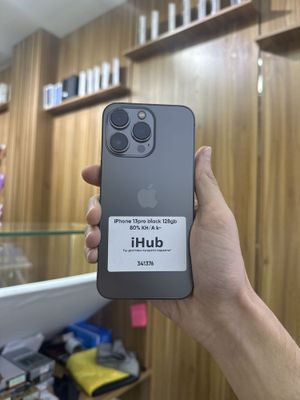 iPhone 13pro black 128gb 80% KH/A