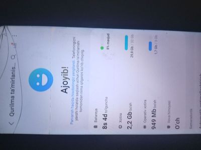 Telefon sotiladi srochne: Sotiladi: Samsung Galaxy A03s (32GB, 3GB RAM