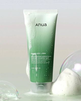 Очищающая пенка с хауттюйнией ANUA Heartleaf Quercetinol Pore Deep Cleansing Foam