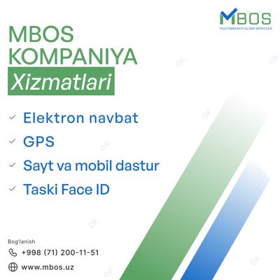 MBOS Kompaniya xizmatlari