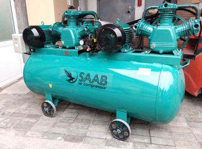 воздушный компрессор (поршнли x2) 500 л SG3090*2