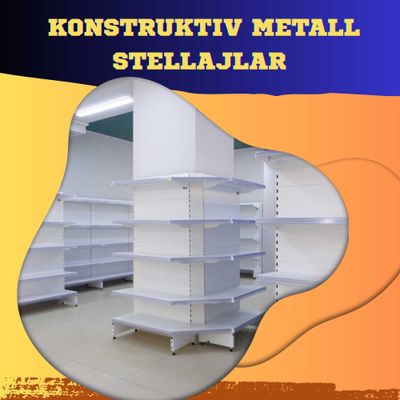 Стеллаж металлический сборный, konstruktiv metall stellajlar