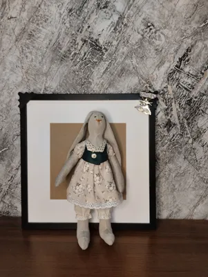 зайка текстильная ручной работы