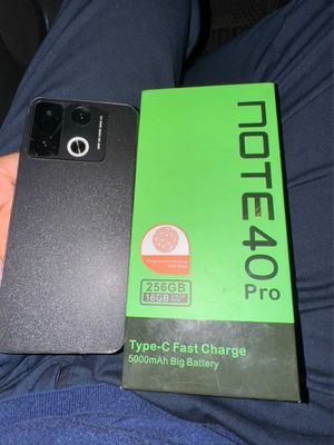 Infinix Note 40pro 8/8 16. 256GB
