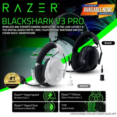 Скоро ! RAZER Blackshark V3 PRO Wireless Беспроводные Наушники
