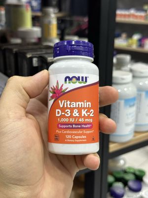 Now Vitamin D3 & K2 120 капсул