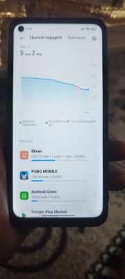 Redmi Not 9 128 Xotira Ideal Xotira 128 % Aybi Kar dok yoʻq Orqa Kr