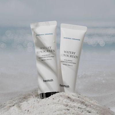 Увлажняющий солнцезащитный крем Heimish Moringa Ceramide Watery Sun Screen SPF50+ PA++++