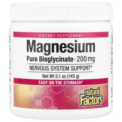 Natural Factors Magnesium Bisglycinate Бисглицинат магния магний