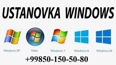 WINDOWS установка. Акция 100 000 сумдан. гарантияси бор.